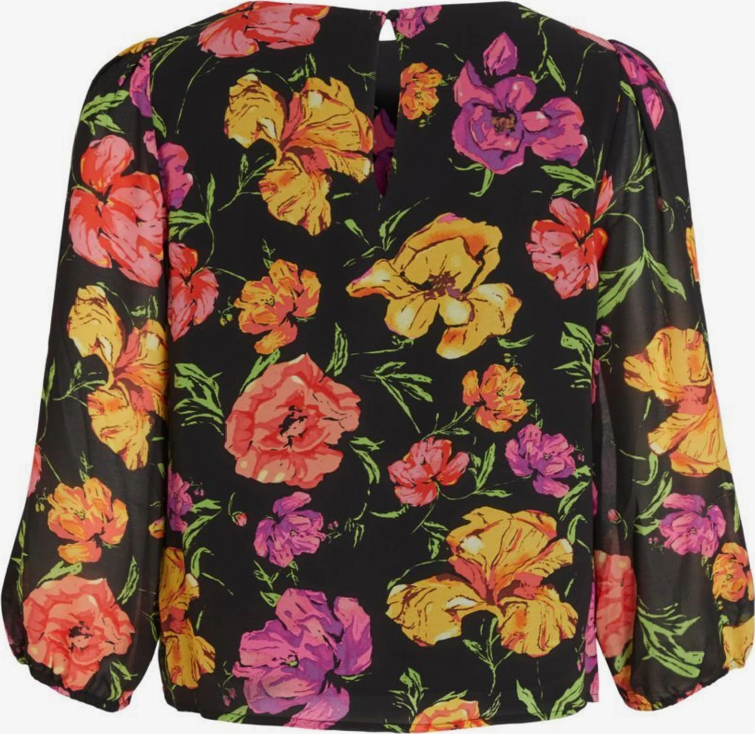 Vila Blouses Met Korte Mouw Blouse Dames Zwart 4 Vila Blouses Met Korte Mouw Blouse Dames Zwart - Afbeelding 2