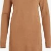 Vila Gebreide Jurken Gebreide Jurk Dames Bruin -Vila 6304eda8b1a6a567179a8f3ade6fa312