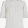 Vila Kanten Blouses Blouse LAINA Dames Wit -Vila 644c88438f1b3665434247202c809edf