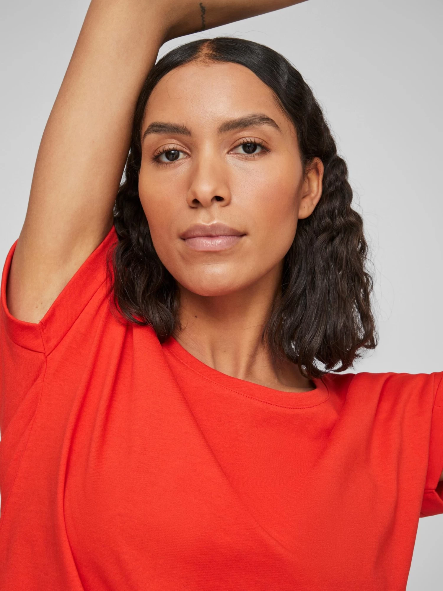 Vila T-shirts Shirt DREAMERS Dames Vuurrood 9 Vila T-shirts Shirt DREAMERS Dames Vuurrood - Afbeelding 7