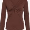 Vila Longsleeves Shirt Dames Chocoladebruin 1 Vila Longsleeves Shirt Dames Chocoladebruin -Vila 650ada19557b7bc8e0472b8eae5b2c6b