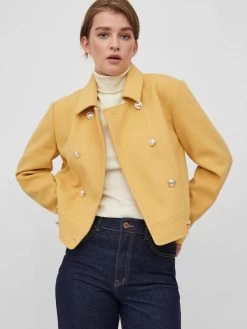 Vila Tussenjassen Tussenjas Dames Geel -Vila 65a5809ea9db16358a642fb95b4e71fa