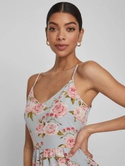 Vila Midi Jurken Jurk Tanja Dames Lichtblauw 14 Vila Midi Jurken Jurk Tanja Dames Lichtblauw -Vila 65e2153c0588079b8f858baa544829b9