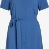 Vila Blousejurken Blousejurk Dames Blauw -Vila 67317922c250bc2aec72500311836f9b