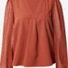 Vila Blouseshirts Blouse NICO Dames Cognac -Vila 67bbdcc539308d0572b213b0c7e17ba2