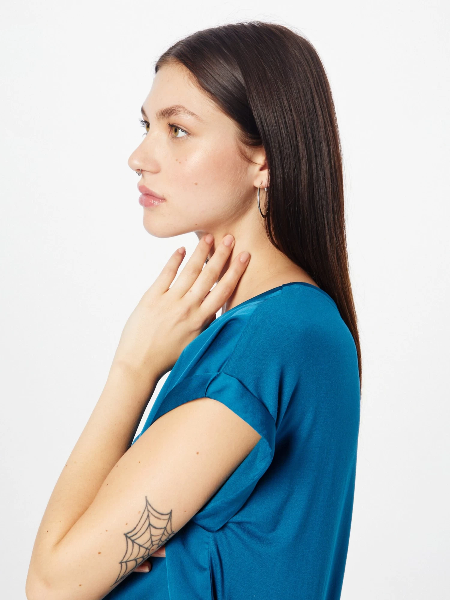 Vila T-shirts Shirt VIELLETTE Dames Blauw 4 Vila T-shirts Shirt VIELLETTE Dames Blauw - Afbeelding 2