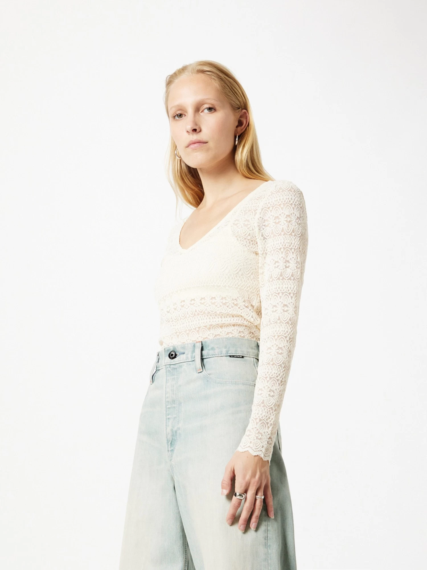 Vila Longsleeves Shirt Chikka Dames Ecru 5 Vila Longsleeves Shirt Chikka Dames Ecru - Afbeelding 3