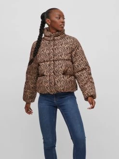 Winterjassen Winterjas Dames Lichtbruin -Vila 6a4baa58f160e5657d521636f8609e48