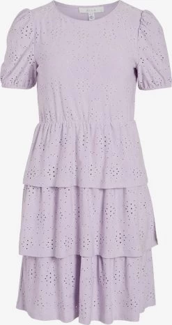 Vila Mini Jurken Jurk Kawa Dames Pastellila