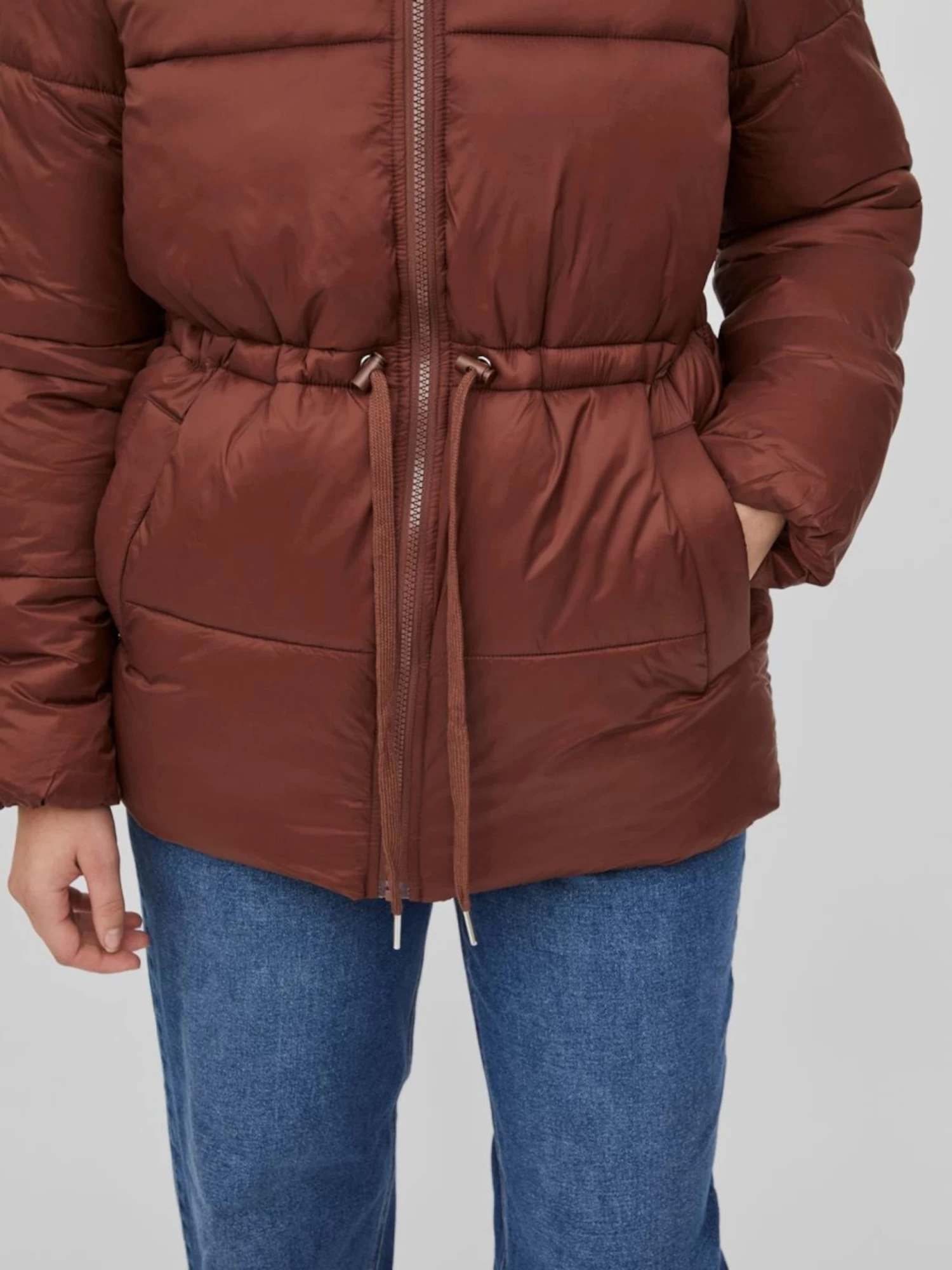 Vila Winterjassen Winterjas Petite Dames Bruin 9 Vila Winterjassen Winterjas Petite Dames Bruin - Afbeelding 7