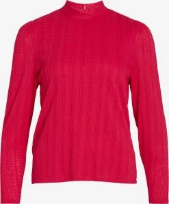 Vila Longsleeves Shirt Dames Pink