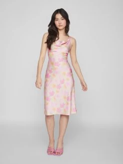 Midi Jurken Jurk RAVENNA Dames Rosa / Eosine 14 Midi Jurken Jurk RAVENNA Dames Rosa / Eosine -Vila 6bb44ffc865f1cea0e396fbf210ac01c