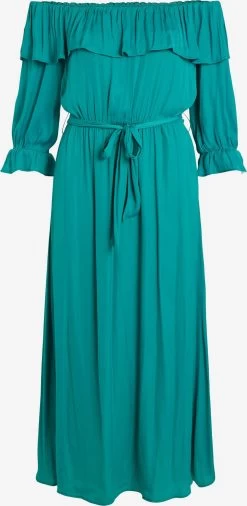 Vila Midi Jurken Jurk Ferdia Dames Blauw