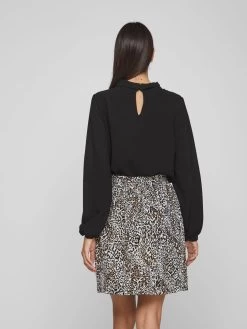 Vila Overhemden Blouse Dames Zwart -Vila 6c3c50e768987d0d5b290b8b4ca68778