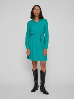 Vila Blousejurken Blousejurk Paya Dames Blauw -Vila 6c643d7b30e55e449770cc738300ce8c