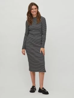 Vila Jerseyjurken Jurk Balu Dames Zwart -Vila 6cc0e3b22f40cb4b12223fe5c2388b4f