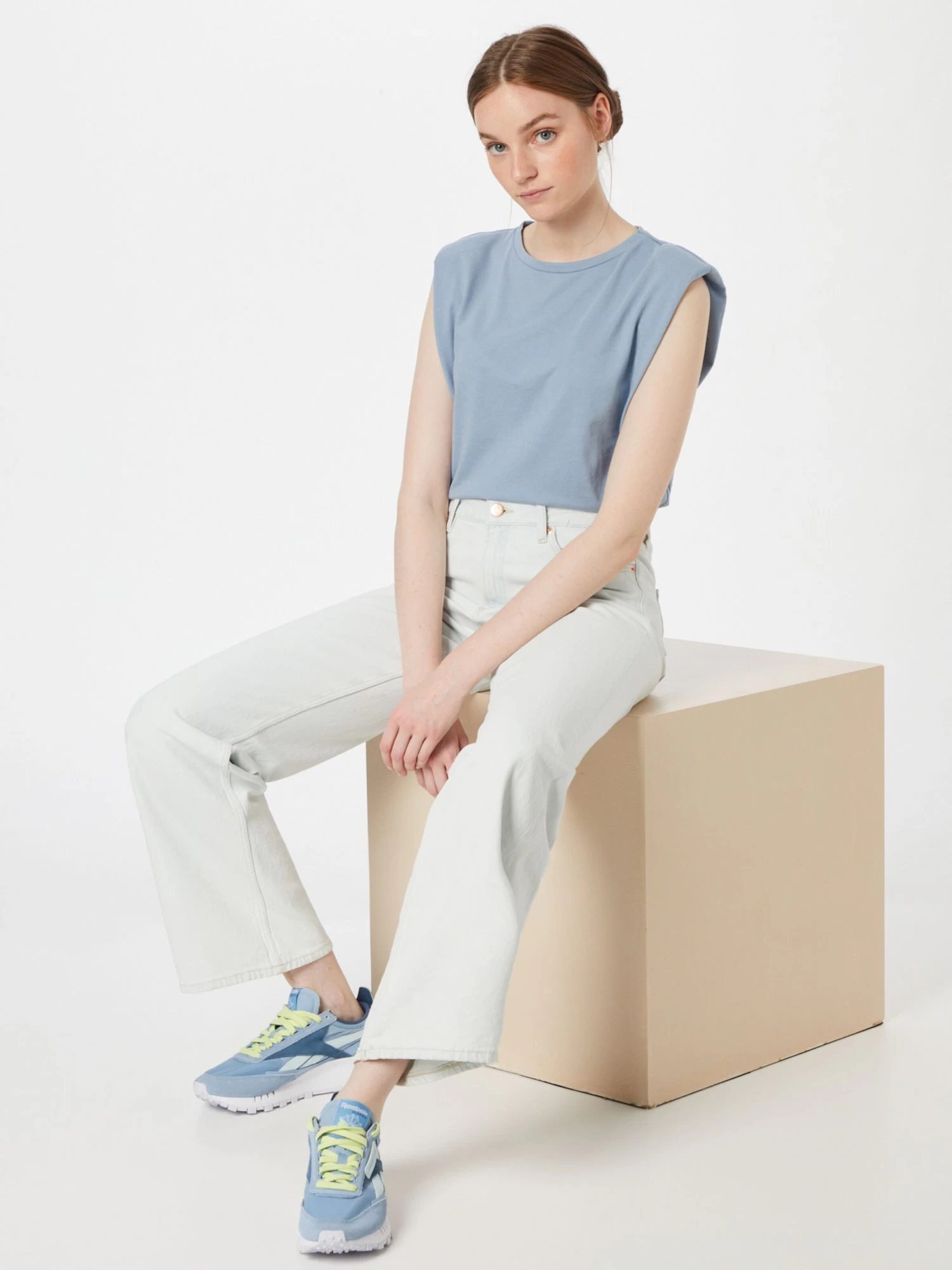 Vila T-shirts Shirt DREAMERS Dames Smoky Blue 7 Vila T-shirts Shirt DREAMERS Dames Smoky Blue - Afbeelding 5