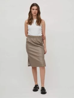 Vila Midi Rokken Rok Dames Chamois 12 Vila Midi Rokken Rok Dames Chamois -Vila 6ddfa3825f4637f5db52cbb965582f3c