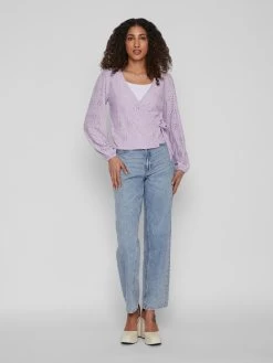 Vila Blouseshirts Blouse Kawa Dames Lichtlila -Vila 6e838764b98bdf451c4d72d32b893e74