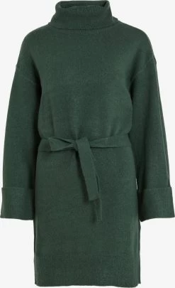 Vila Gebreide Jurken Gebreide Jurk Dames Donkergroen