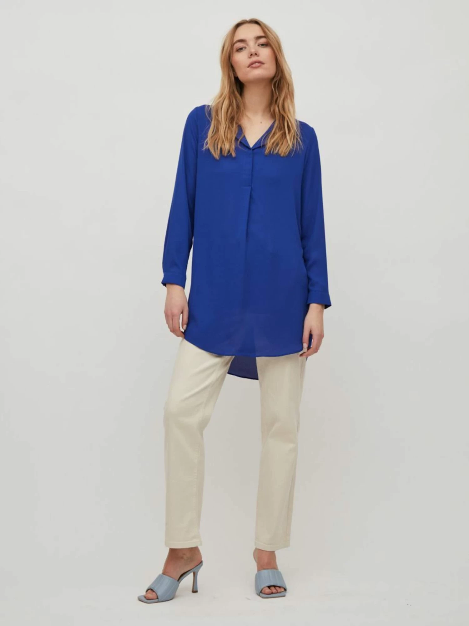 Vila Tunieken Tuniek Dames Blauw 7 Vila Tunieken Tuniek Dames Blauw - Afbeelding 5