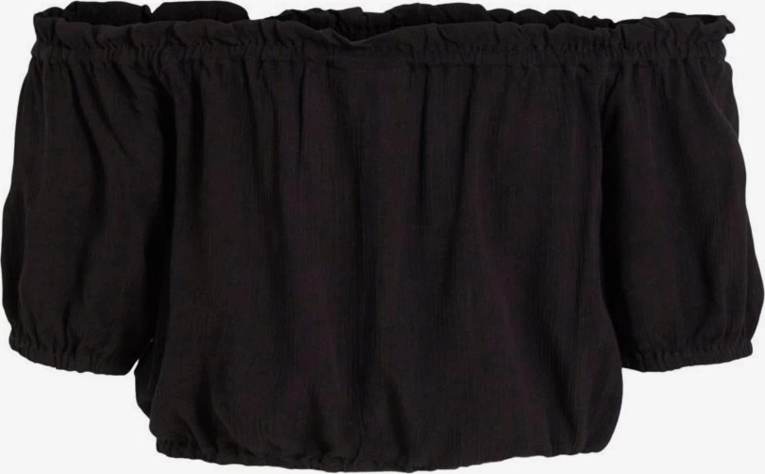 Vila Crop Tops Top Dames Zwart 4 Vila Crop Tops Top Dames Zwart - Afbeelding 2