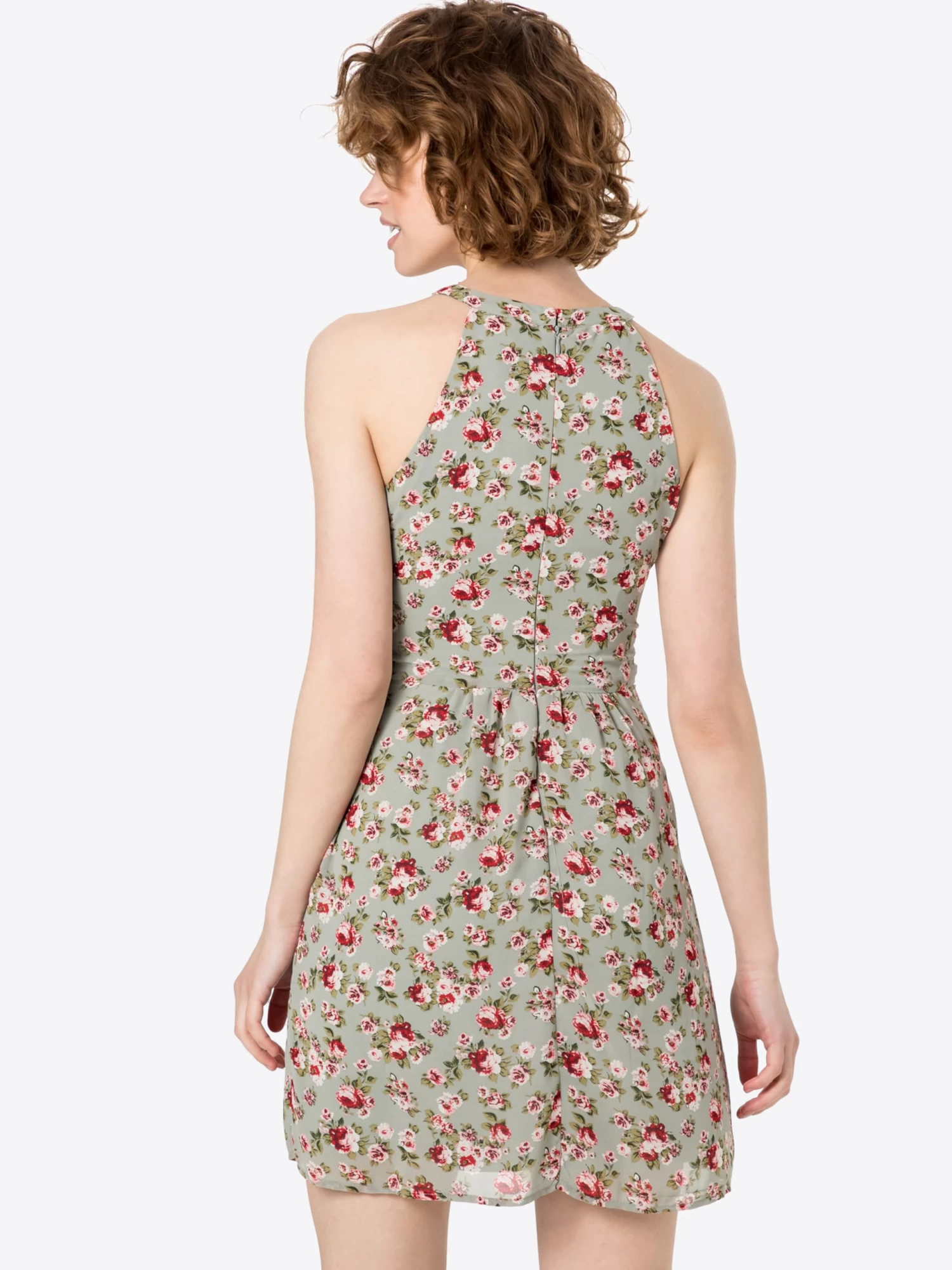 Vila Cocktailjurken Cocktailjurk Dames Olijfgroen / Mintgroen 5 Vila Cocktailjurken Cocktailjurk Dames Olijfgroen / Mintgroen - Afbeelding 3