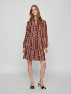 Vila Mini Jurken Jurk Josefina Dames Rood / Wijnrood 10 Vila Mini Jurken Jurk Josefina Dames Rood / Wijnrood -Vila 6f085d760f845ed0b9c7c5c147453b77