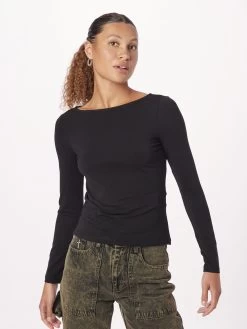 Vila Longsleeves Shirt EMILIE Dames Zwart -Vila 6fd26655857f929a586c1a906a7eb436