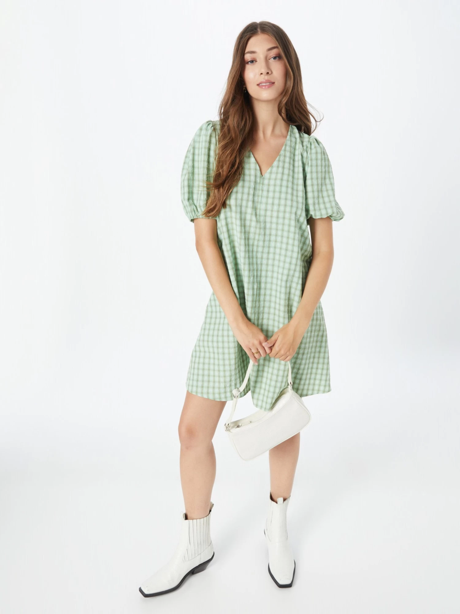 Vila Mini Jurken Jurk MOLA Dames Olijfgroen / Mintgroen 7 Vila Mini Jurken Jurk MOLA Dames Olijfgroen / Mintgroen - Afbeelding 5