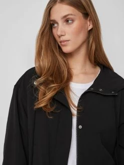 Vila Parkas Tussenparka Dames Zwart 16 Vila Parkas Tussenparka Dames Zwart -Vila 7045cbb6dc3ba19bbe4463eb223ec547