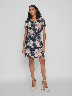 Vila Mini Jurken Jurk MILINA Dames Navy -Vila 716d8c68c39a23cde1a8a94a4422717b