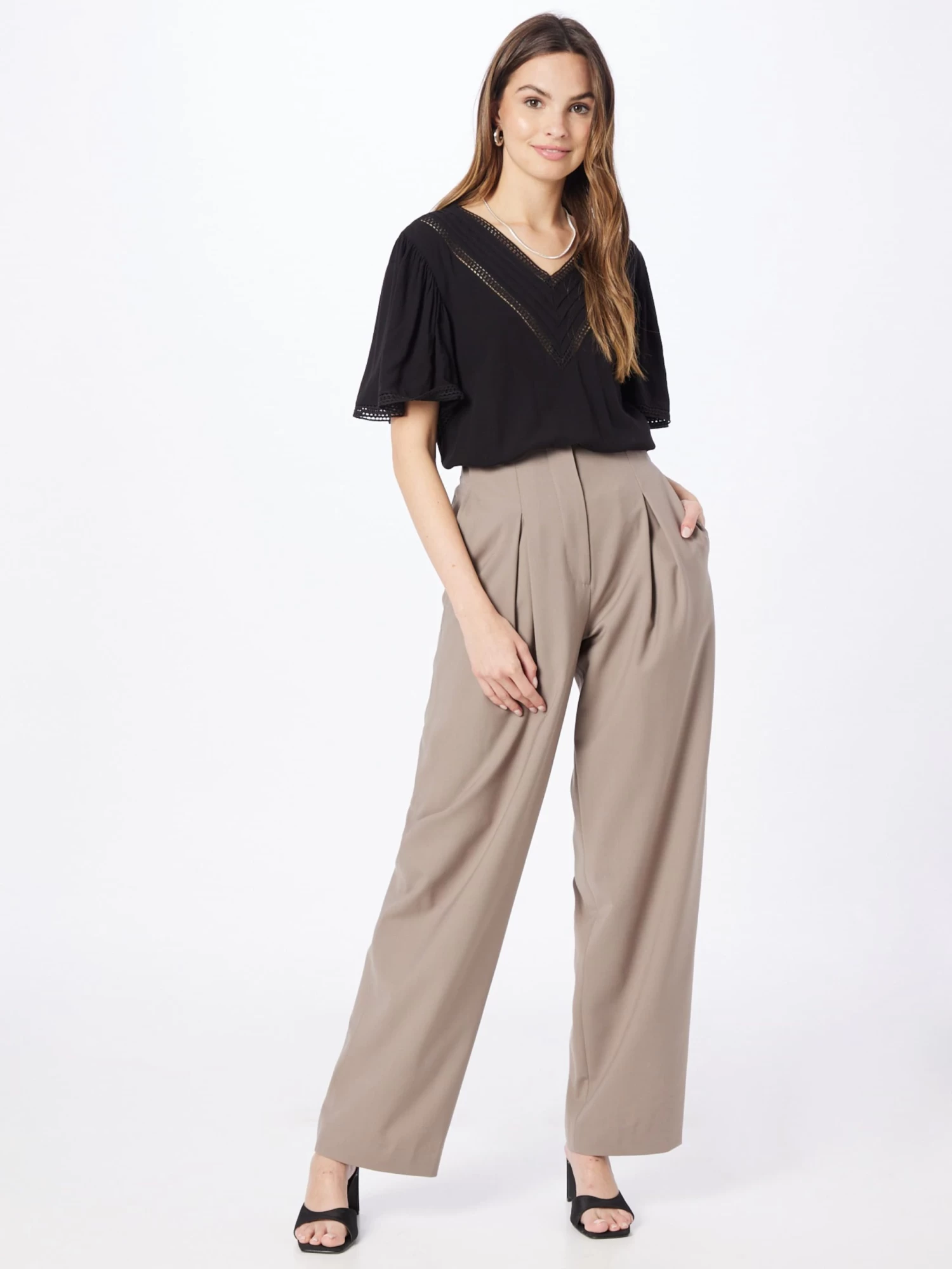 Vila Blouses Met Korte Mouw Blouse VISIA Dames Zwart 8 Vila Blouses Met Korte Mouw Blouse VISIA Dames Zwart - Afbeelding 6