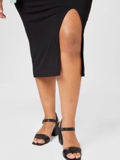 Midi Rokken Rok BORNEO Dames Zwart 11 Midi Rokken Rok BORNEO Dames Zwart -Vila 72a476de9cb3139e43718ea17882a0ab