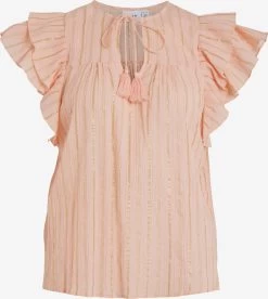 Vila Blouses Met Korte Mouw Blouse Leia Dames Rosa