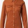 Vila Spijkerblouses Blouse Bista Dames Karamel -Vila 73937d3faddf73ec1fa153b80c8e10ab