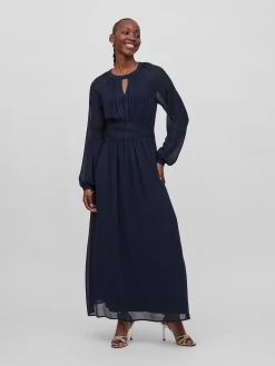 Vila Avondjurken Avondjurk Milina Dames Nachtblauw -Vila 742fc25e504c9ba226f210dc8a32d86d