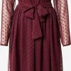 Vila Midi Jurken Jurk EDEE Dames Bordeaux 2 Vila Midi Jurken Jurk EDEE Dames Bordeaux -Vila 745692a58ad8a72ba389466196e89e6b
