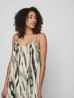 Vila Midi Jurken Jurk Dames Groen Gemêleerd 14 Vila Midi Jurken Jurk Dames Groen Gemêleerd -Vila 74986e03381ed950a42ca4a756e0bf35