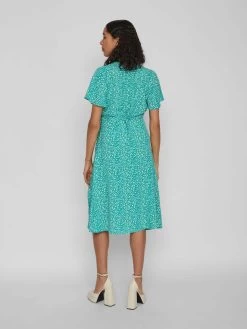 Vila Midi Jurken Jurk Dames Groen / Jade Groen 13 Vila Midi Jurken Jurk Dames Groen / Jade Groen -Vila 7548791bc073cfbbcf17f2c7cacc8e4a