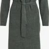 Vila Gebreide Jurken Gebreide Jurk Cilia Dames Donkergroen -Vila 766aa45d6055da2c851afa4dc7ce81fa