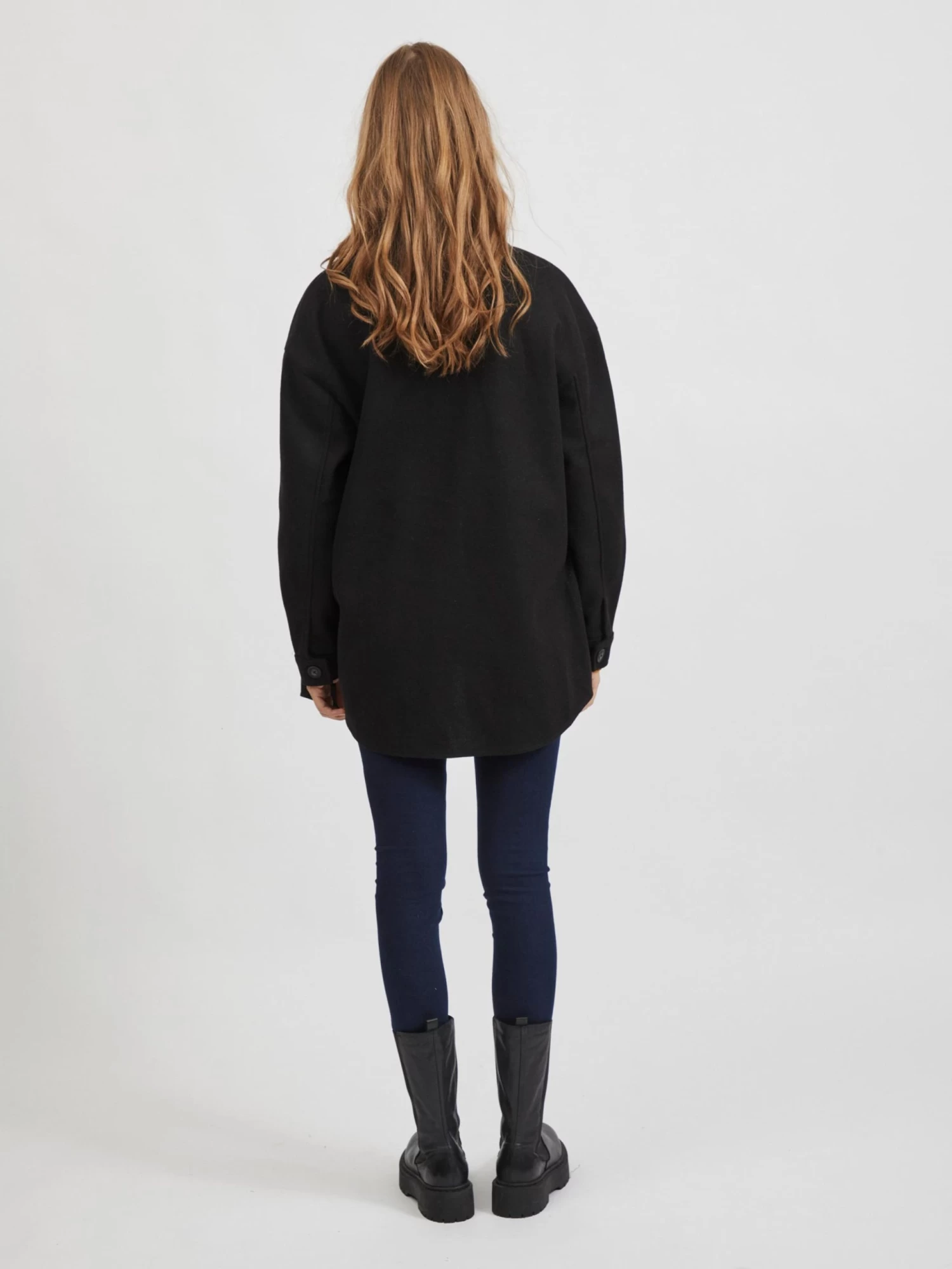 Vila Tussenjassen Tussenjas Kimmi Dames Zwart 6 Vila Tussenjassen Tussenjas Kimmi Dames Zwart - Afbeelding 4