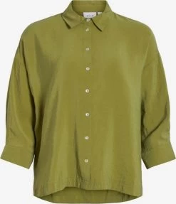 Vila Overhemden Blouse Dames Groen