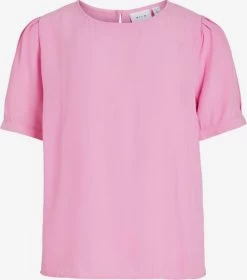 Vila Blouses Met Korte Mouw Blouse Kikki Dames Pink