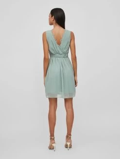 Vila Mini Jurken Jurk Dames Mintgroen -Vila 781d6d629164cd21de4dea095221bf60