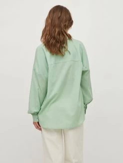 Vila Overhemden Blouse Dames Groen -Vila 7913ca633c3fa9d4dee7ba4b2b39640e