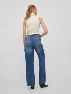 Vila Wide Leg Wide Leg Jeans Dames Blauw 12 Vila Wide Leg Wide Leg Jeans Dames Blauw -Vila 7a78c06defe118c6f9fd4055927e905b