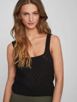 Vila Tanktops Top Dames Zwart -Vila 7bee16b7d51ad027f3875ffeef2e959a