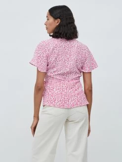 Vila Blouses Met Korte Mouw Blouse Lovie Dames Rosa -Vila 7d4163f539869be70d4c9f660c05fd18