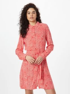 Vila Blousejurken Blousejurk Paya Dames Rood -Vila 7d7a83dbe298816b3b802c92cf60f3eb